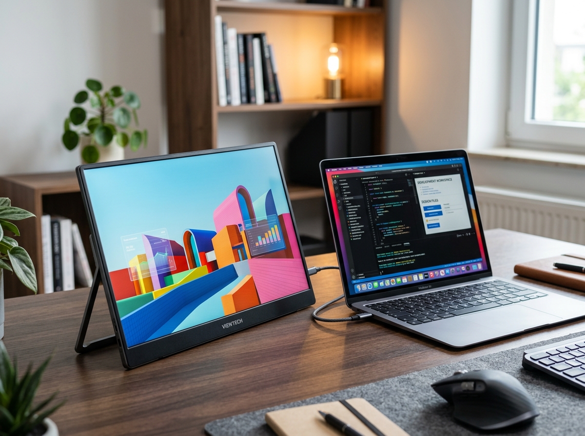 Yxk Portable Monitor 15.6 Inch 1080P 60Hz